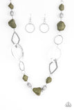 Thats TERRA-ific! - Green Necklace Paparazzi