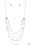 Pharaoh Finesse - Multi-Colored Necklace Paparazzi