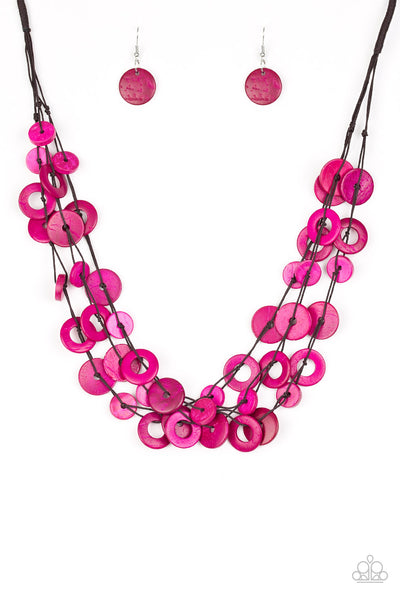 Wonderfully Walla Walla - Pink Necklace Paparazzi