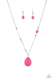 Peaceful Prairies - Pink Necklace Paparazzi
