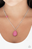 Peaceful Prairies - Pink Necklace Paparazzi