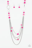 Bubbly Bright - Pink Necklace Paparazzi
