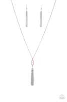 Tassel Tease - Pink Necklace Paparazzi