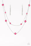 Raise Your Glass - Pink Necklace Paparazzi