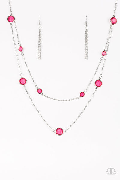 Raise Your Glass - Pink Necklace Paparazzi