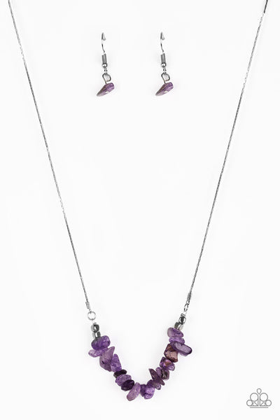 Back To Nature - Purple Necklace Paparazzi