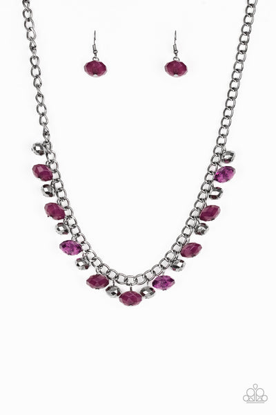 Runway Rebel - Purple Necklace Paparazzi