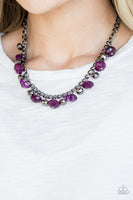 Runway Rebel - Purple Necklace Paparazzi