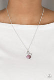 Stylishly Square- Purple Necklace Paparazzi