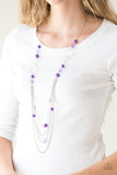 Bubbly Bright - Purple Necklace Paparazzi