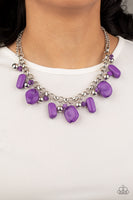 Grand Canyon Grotto - Purple Necklace Paparazzi