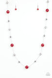 Eloquently Eloquent - Red Necklace Paparazzi