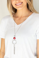 Bold Balancing Act - Red Necklace Paparazzi