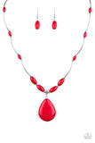 Explore The Elements - Red Necklace Paparazzi