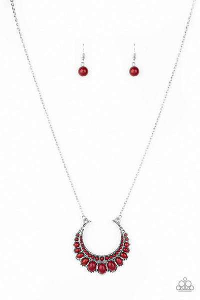 Count To ZEN - Red Necklace Paparazzi