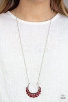 Count To ZEN - Red Necklace Paparazzi