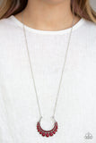 Count To ZEN - Red Necklace Paparazzi