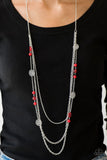 Pretty Pop-tastic! - Red Necklace Paparazzi