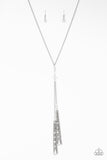 Timeless Tassels - Silver Necklace Paparazzi