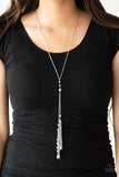 Timeless Tassels - Silver Necklace Paparazzi