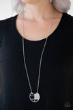 Abstract Aztec - Silver Necklace Paparazzi