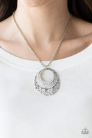 Texture Trio - Silver Necklace Paparazzi