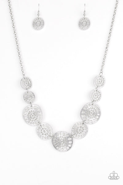 Your Own Free WHEEL - Silver Necklace Paparazzi