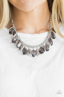 Fringe Fabulous - Silver Necklace Paparazzi