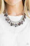 Fringe Fabulous - Silver Necklace Paparazzi