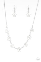 Always Abloom - Silver Necklace Paparazzi