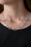 Always Abloom - Silver Necklace Paparazzi