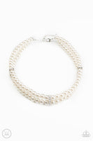 Put On Your Party Dress - White Necklace Paparazzi