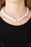 Put On Your Party Dress - White Necklace Paparazzi