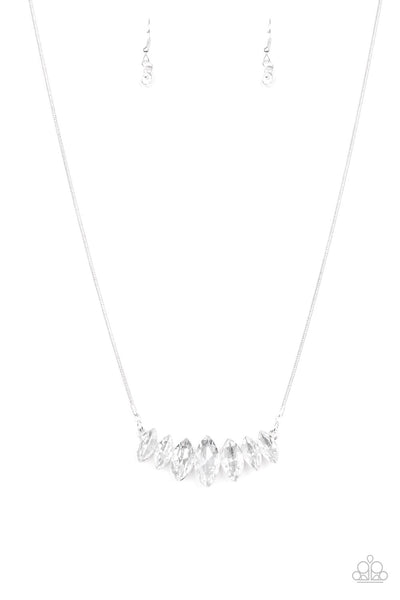 Leading Lady - White Necklace Paparazzi