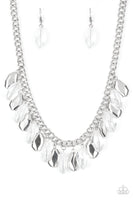 Fringe Fabulous - White Necklace Paparazzi