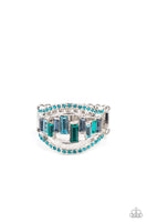 Treasure Chest Charm - Blue Ring Paparazzi