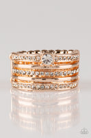 The Dealmaker- Rose Gold Ring Paparazzi