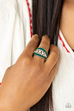 Trending Treasure - Green Ring Paparazzi