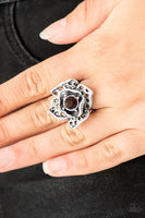 Glowing Gardens - Purple Ring Paparazzi