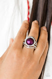 Pampered In Pearls - Purple Ring Paparazzi