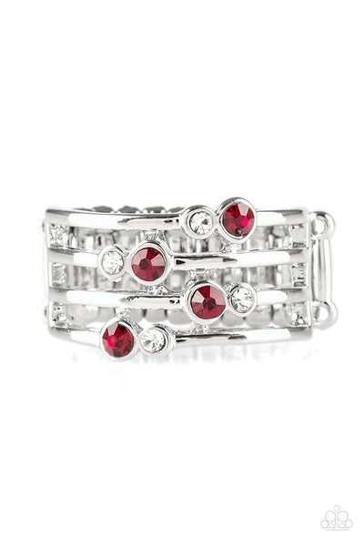 Sparkle Showdown - Red Ring Paparazzi