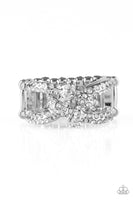 Can Only Go UPSCALE From Here - White Ring Paparazzi