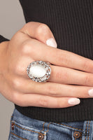 Moonlit Marigold - White Ring Paparazzi