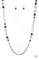 Uptown Talker - Blue Necklace Paparazzi
