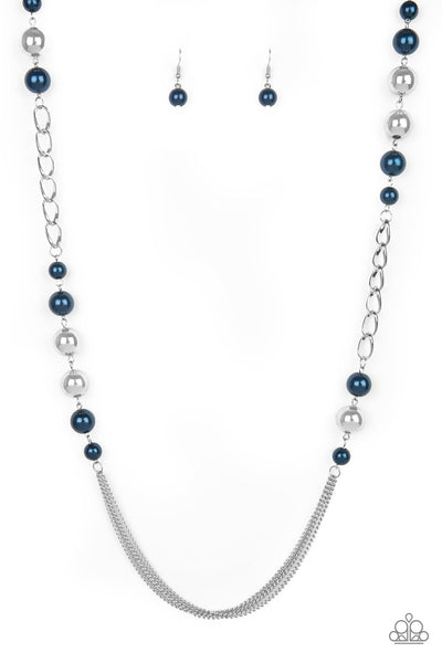 Uptown Talker - Blue Necklace Paparazzi