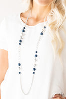 Uptown Talker - Blue Necklace Paparazzi