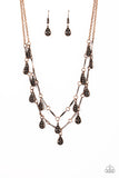 Galapagos Gypsy - Copper Necklace Paparazzi