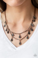 Galapagos Gypsy - Copper Necklace Paparazzi