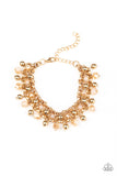 Just For The FUND Of It! - Gold Bracelet Paparazzi