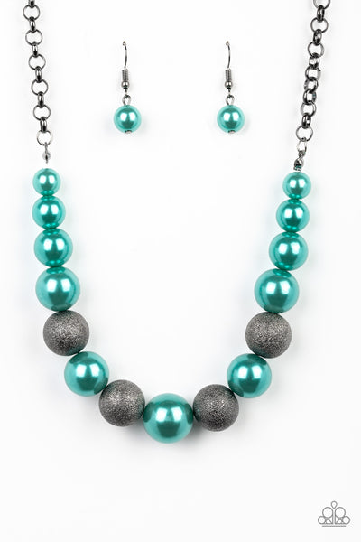 Color Me CEO - Green Necklace Paparazzi